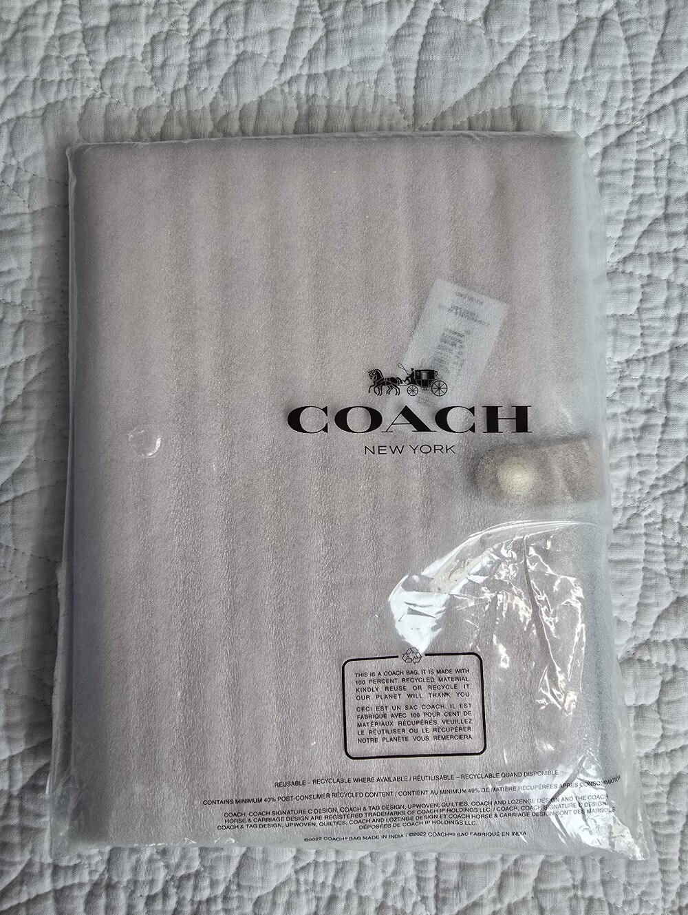 Coach Powder Pink Signature Notebook - Picture 2 of 6